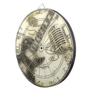 Guitar en Microphone Dart Board Dartbord