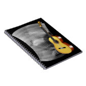 Guitar en muziekblad notitieboek (Rechterzijde)