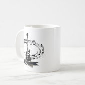 Guitar en Muzieknoten Koffiemok (Voorkant links)