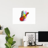 Guitar en Piano Poster (Thuiskantoor)