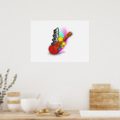 Guitar en Piano Poster (Keuken)