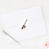 Guitar F Ronde Sticker (Envelop)
