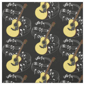 Guitar Fabric - Donker Stof (Swatch)