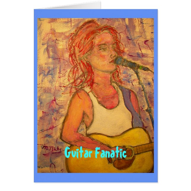 Guitar Fanatic Girl (Voorkant)