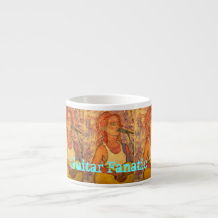 Guitar Fanatic Girl Espresso Kop