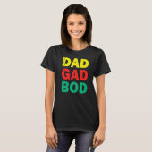 Guitar Father Figuur dad Bod Day Dadgadbod Guitari T-shirt (Voorkant volledig)