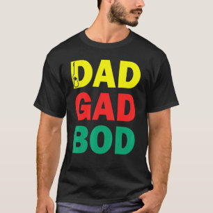 Guitar Father Figuur Pa Bod Day Dadgadbod Guitar T-shirt