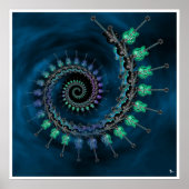 Guitar Fractal Poster (Voorkant)