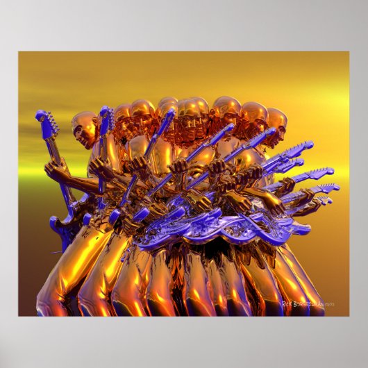 Guitar Frenzy Poster (Voorkant)