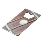 Guitar Fret Creditkaart Flessenopener (Achterkant Gekanteld)