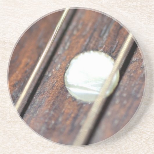 Guitar Fret Zandsteen Onderzetter (Voorkant)