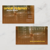 GUITAR "FRETS"-Visitekaartje Visitekaartje (Voorkant / Achterkant)