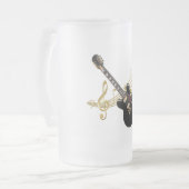 Guitar Frosted Mok (Voorkant links)
