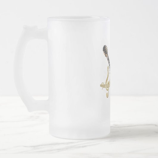 Guitar Frosted Mok (Links)