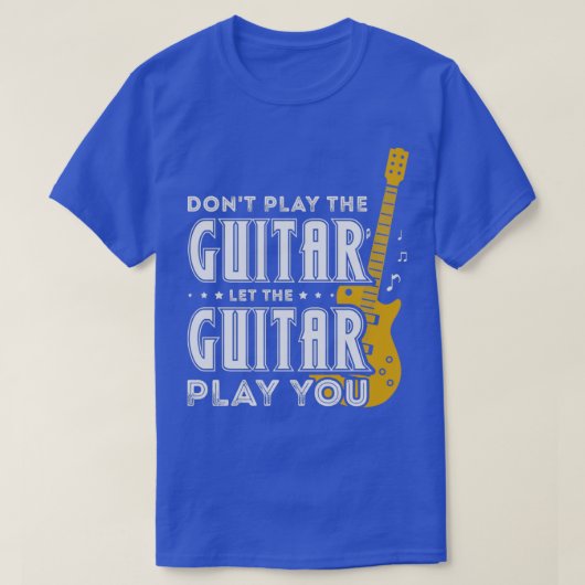 Guitar Gaming Design voor een gitaarspeler 1 T-shirt (Design voorkant)