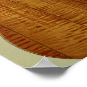 Guitar gemaakt door Antonio Stradivarius (c.1644-1 Poster (Hoek)