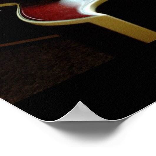 Guitar - Gepersonaliseerd Poster (Hoek)