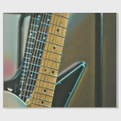 guitar gift for fathers day cadeaupapier (Vlak)