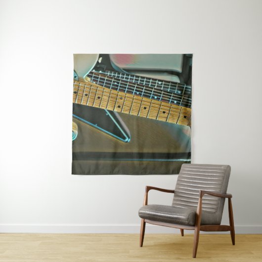 guitar gift for fathers day wandkleed (In Situ (horizontaal))