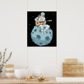 Guitar Gift Kinder Music Electric Bass Guitar Poster (Keuken)