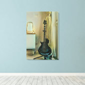 Guitar gifts for dad canvas afdruk (Insitu (Houten vloer))
