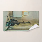 Guitar gifts for dad handdoek (Handdoek)