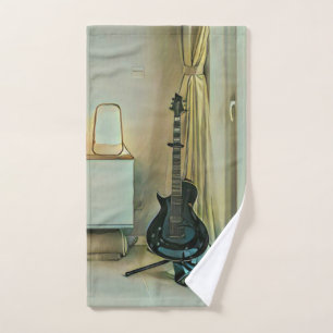 Guitar gifts for dad handdoek