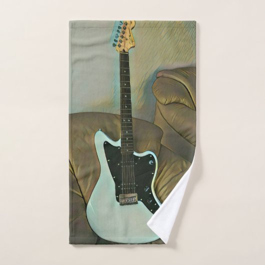 Guitar gifts for dad handdoek (Handdoek)