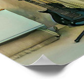Guitar gifts for dad poster (Hoek)