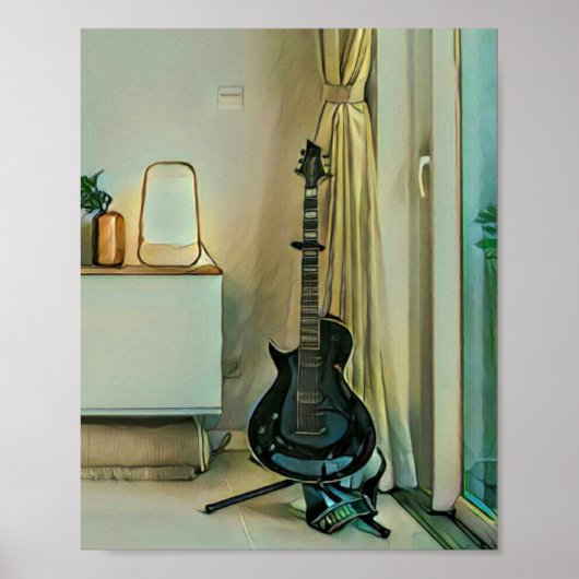 Guitar gifts for dad poster (Voorkant)