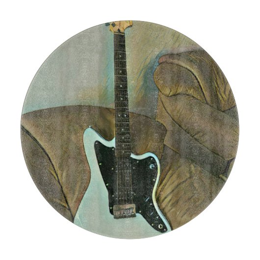 Guitar gifts for dad snijplank (Voorkant)