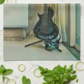 Guitar gifts for dad theedoek (Gevouwen)