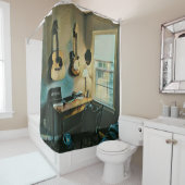 Guitar gifts for girlfriend douchegordijn (In situ)
