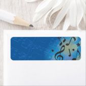 Guitar Girl Bat Bar Mitzvah drukt uw eigen labs af Etiket (Insitu)