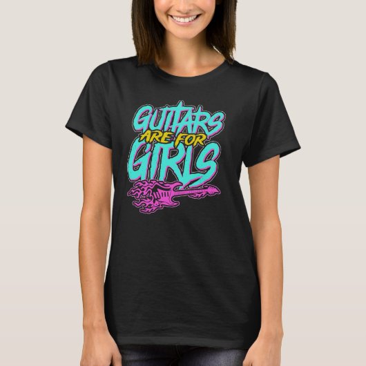 Guitar Girl  T-shirt (Voorkant)
