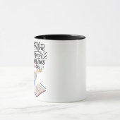 Guitar girl vibe mok (Midden)