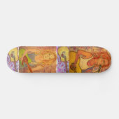Guitar Girls Art Skateboard (Horizontaal)