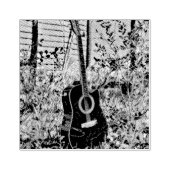 Guitar Gitarist Rubberstempel (Afrduk)