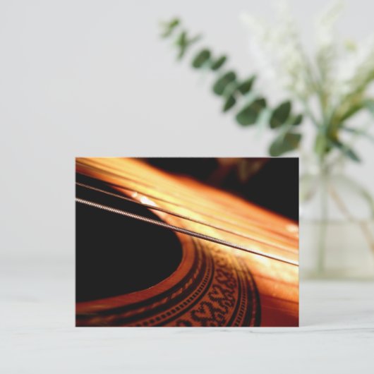 Guitar Gitarr Briefkaart (Staand voorkant)