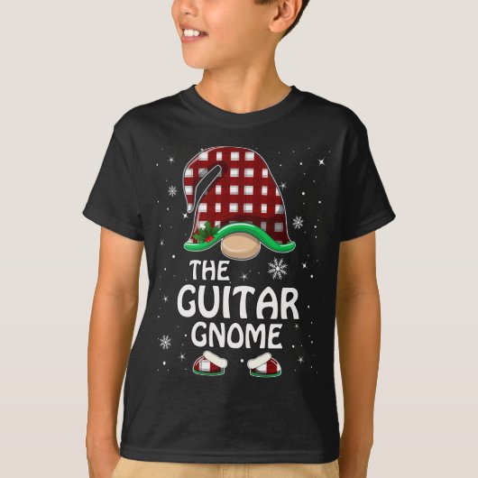 Guitar Gnome Buffalo Pset Matching Family Group C T-shirt (Voorkant)