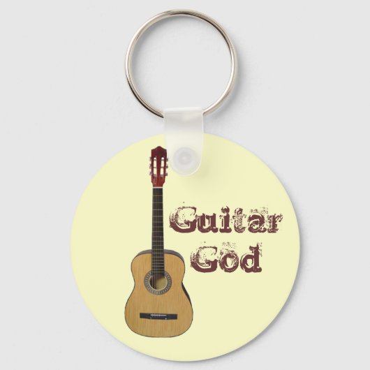 Guitar God Sleutelhanger (Voorkant)