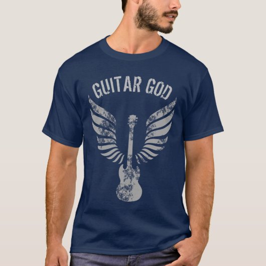 Guitar god t-shirt (Voorkant)