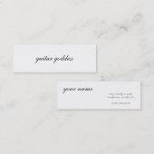 guitar godin - profielkaart mini visitekaartje (Voorkant / Achterkant)