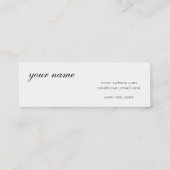 guitar godin - profielkaart mini visitekaartje (Achterkant)