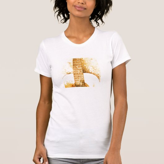  Guitar Gold Women's T Shirt (Voorkant)