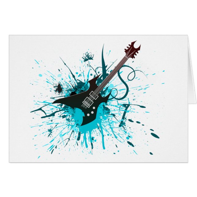 Guitar Graffiti - Emo Rock Music Band Alternative (Voorkant Horizontaal)
