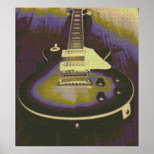 Guitar Graffiti Poster (Voorkant)