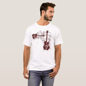 Guitar Graphic 2 Red T-shirt (Voorkant volledig)