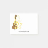 Guitar Graphic Musician Music Theme Post-it® Notes (Voorkant)