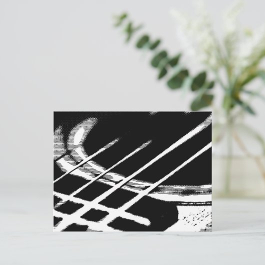 Guitar Greeting Briefkaart (Staand voorkant)